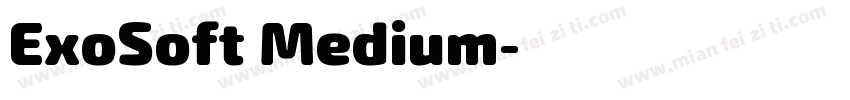 ExoSoft Medium字体转换